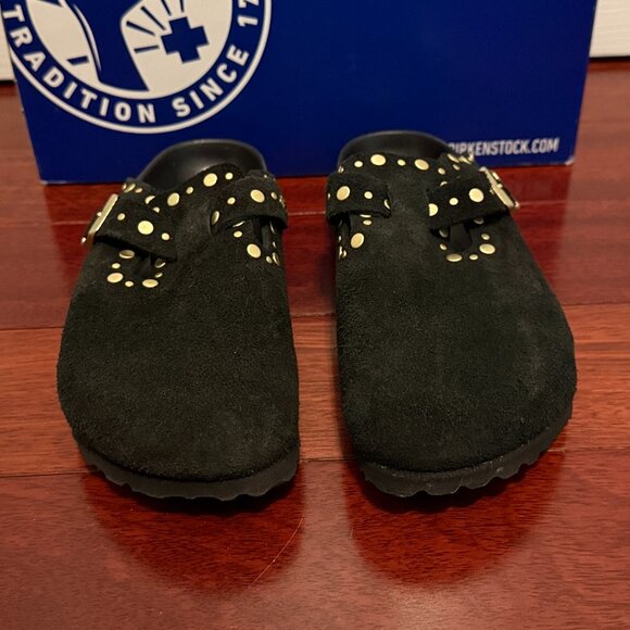 BIRKENSTOCK Suede Boston Rivets - Picture 2 of 11
